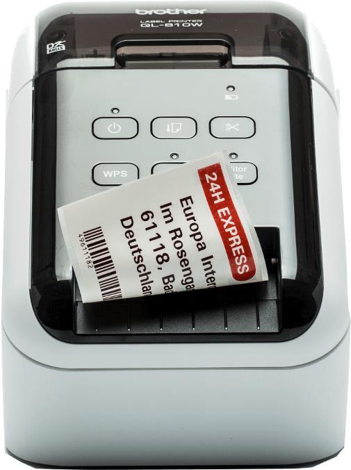 Brother QL-810WC Etikettendrucker Direkt Wärme Farbe 300 x 600 DPI Verkabelt & Kabellos DK (QL-810WC)