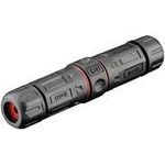 Goobay Outdoor (IP68) RJ45 Modularkupplung/Verbinder, CAT 6 - staub- und wasserdicht, 2x RJ45-Buchse (8P8C) (79566)