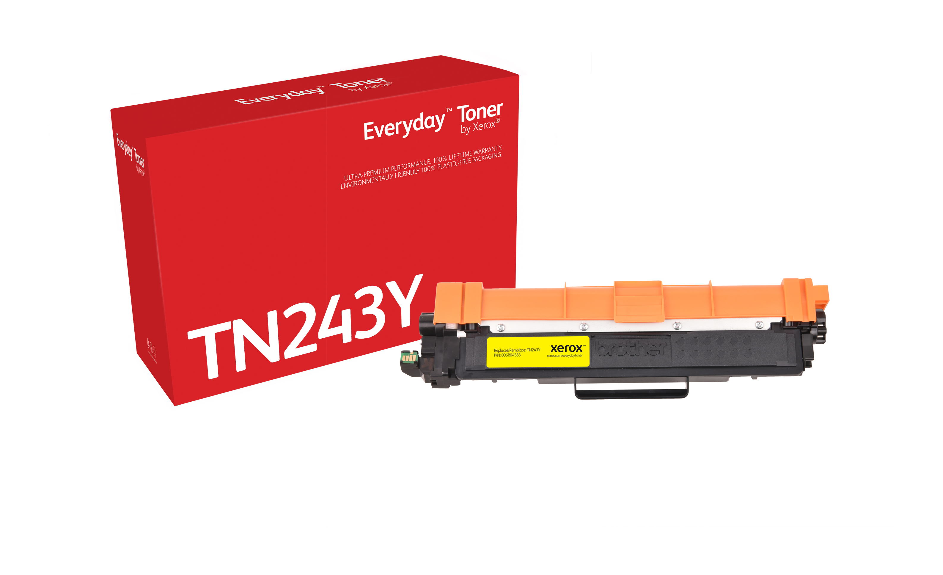 Xerox Everyday Tonerpatrone kompatibel mit Brother TN-243Y 1000 Seiten Gelb