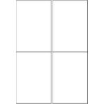 HERMA Inkjet-Etiketten, 96 x 139,7 mm, weiß aus Papier, matt, selbstklebend, bedruckbar, - 1 Stück (10777)