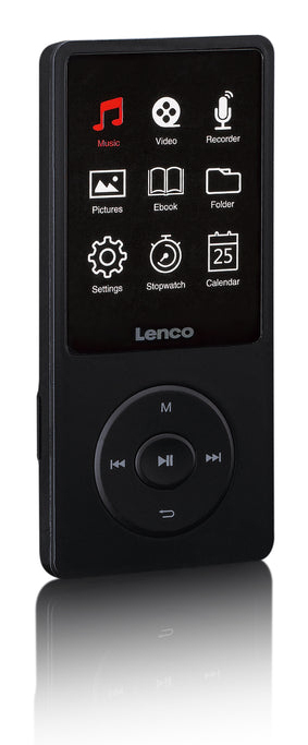 Lenco Xemio XEMIO-669BK 8 GB MP3-Player Schwarz