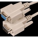 ShiverPeaks S/CONN maximum connectivity SUB-D Verlängerung, 9-pol. Sub-D-Stecker auf 9-pol. Sub-D-Kupplung, mit vergossenen Gehäusen, 3,0m (78046-3)