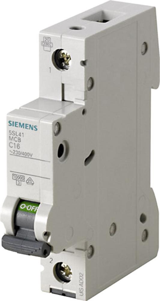 Siemens Leitungsschutzschalter 1polig 2 A 230 V, 400 V 5SL4102-6 (5SL4102-6)