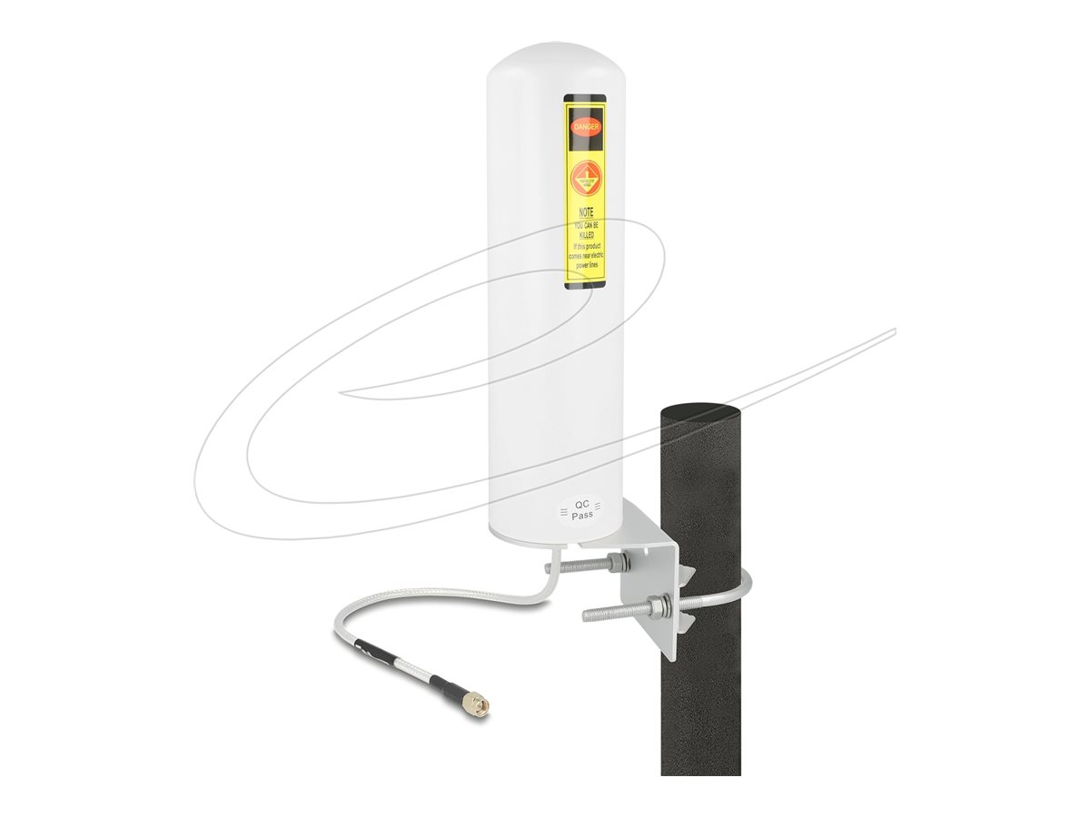 Delock 10036 5G LTE Antenne SMA 3 - 5 dBi Weiß