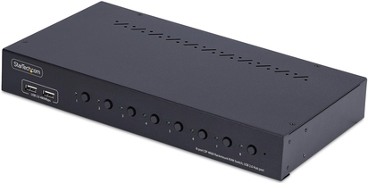 StarTech.com 8-Port DisplayPort KVM Switch w/1U Rack Mount Kit, 4K 60Hz (R8AD122-KVM-SWITCH)