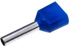 LappKabel Zwillings-Aderendhülse 16 mm² 14 mm Teilisoliert Blau 61802035 50 St. (61802035)