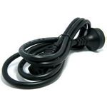 Power Cord, AC, Continental Europe, C15M, 10A/250V, 2.5m, Straight plug to straight high temp C15M (CBL-PWR-C15M-HITEMP-EU)