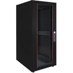 ROLINE 19 Zoll Netzwerkschrank Basic 32 600x600 BxT Glastür schwarz (26.21.0206)