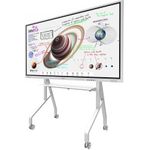 Samsung Flip Pro WM85B Flipchart 215,9 cm 85 Zoll inkl. Neomounts FL50-525WH1 MOVE Go Rollwagen höhenverstellbar (LH85WMBWLGCXEN+FL50-525WH)