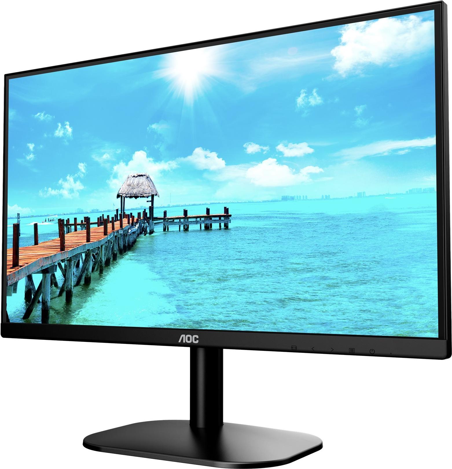 AOC 22B2H - LED-Monitor - 54,6 cm (21.5") - 1920 x 1080 Full HD (1080p) - VA - 200 cd/m² - 3000:1 - 6,5 ms - HDMI, VGA - Schwarz (22B2H)
