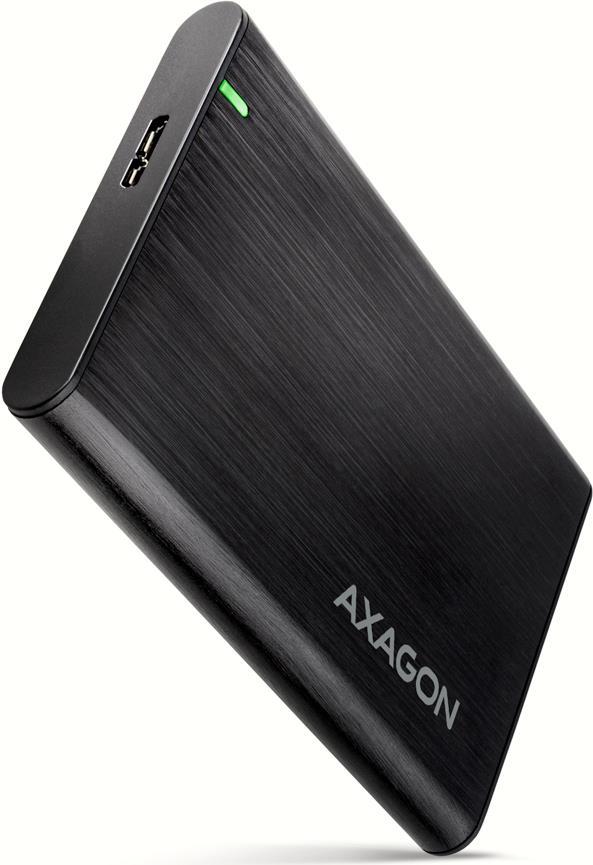 Axagon EE25-A6M Speicherlaufwerksgehäuse HDD / SSD-Gehäuse Schwarz 2.5"  (EE25-A6M)