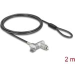 Navilock Laptop Schloss mit Schlüssel für MacBook Pro 2021 - 2024 14" und 16" 2m (22052)