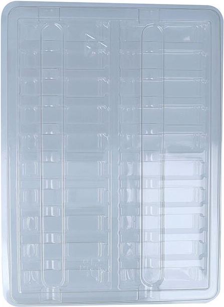 BlueOptics SFP/SFP+/SFP28 Tray mit Abdeckung, für zwanzig Small Formfactor Pluggable (SFP, SFP+ oder  SFP28) Transceiver Module (BOTRSFP20)