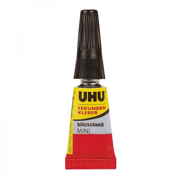 UHU Sekundenkleber blitzschnell MINIS 3 x 1 g Klar
