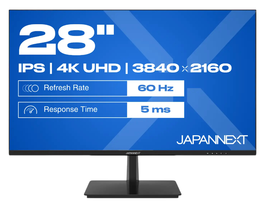 JAPANNEXT JN-I280UHD60F-P 28" Monitor 3840x2160 IPS 60 Hz Schwarz