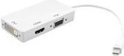 Adapter 7,60cm (3") 1 Mini DisplayPort (Thunderbolt) auf HDMI / DVI / VGA Hersteller: Techly (IADAP-MDP-COMBOF12)