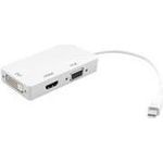 Adapter 7,60cm (3") 1 Mini DisplayPort (Thunderbolt) auf HDMI / DVI / VGA Hersteller: Techly (IADAP-MDP-COMBOF12)