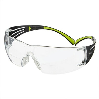 3M SecureFit 425 Schutzbrille +2,5 Dioptrien Schwarz/Grün