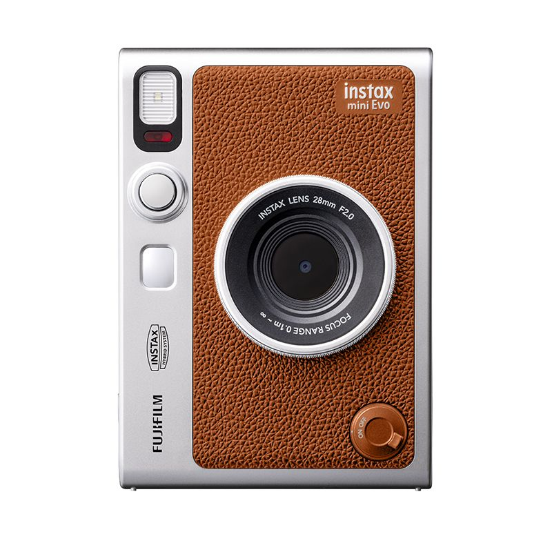 Fujifilm Instax mini Evo Braun, Silber
