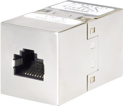 Renkforce RJ45 (gekreuzt) Netzwerk Adapter CAT 5e [1x RJ45-Buchse - 1x RJ45-Buchse] Metall (RF-4981662)