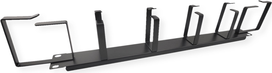 VALUE 19"-Kabelmanagement 6 G-Typ Metallösen schwarz (26.99.0426)