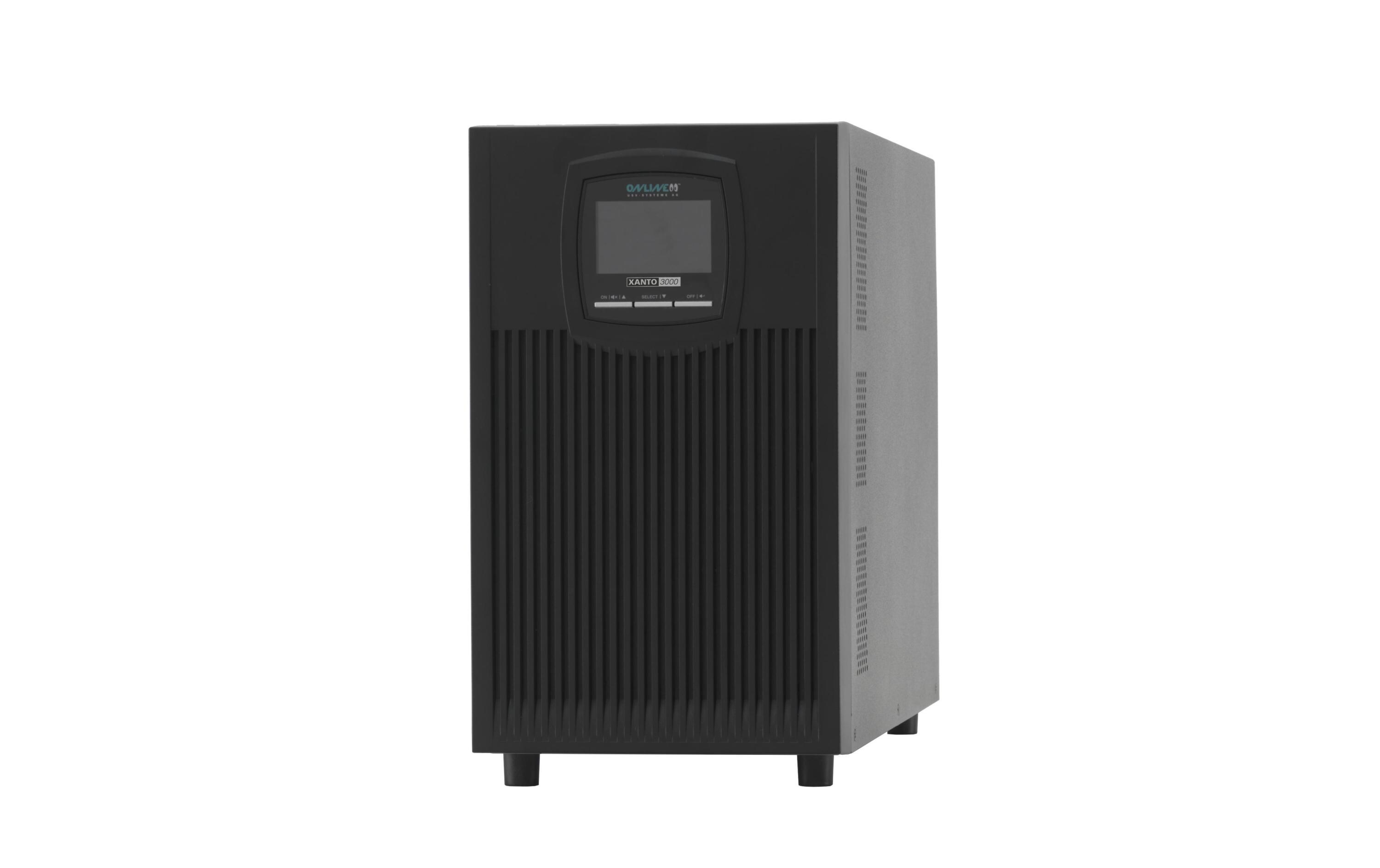 Online USV XANTO 3000 USV-Anlage 3000 VA 3000 W Online-Doppelwandler Schwarz