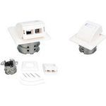 DIGITUS FTTH Glasfaser Unterputz-Wandanschlussdose, für SC/LC-Adapter (DN-93201)