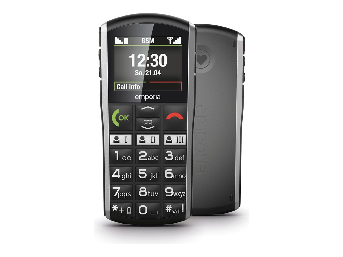 Emporia SIMPLICITY Feature Phone 2" 64 MB RAM Schwarz