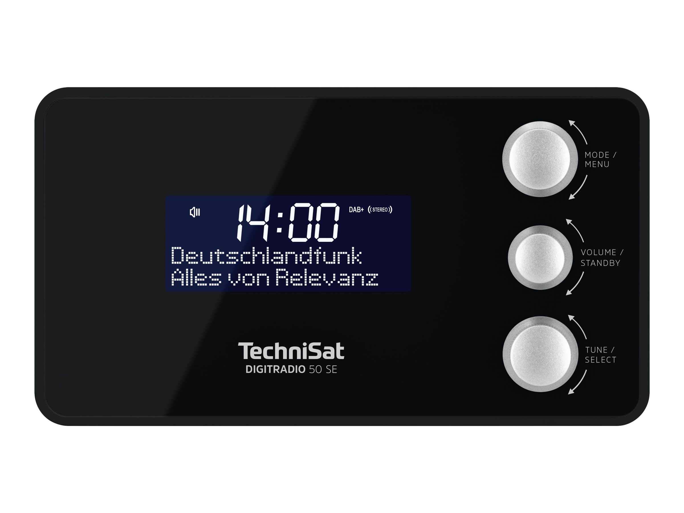 TechniSat DigitRadio 50 SE Radiouhr DAB+/FM Schwarz
