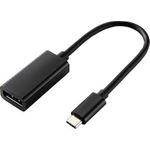 Renkforce USB 3.2 Gen 1 (USB 3.0) Adapterkabel 14.00 cm RF-4613070 DisplayPort 1.2 Schwarz [1x USB-C™ Stecker - 1x DisplayPort Buchse] (RF-4613070)