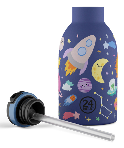 24Bottles Kids Insulated Bottle Space Friends 330 ml Dunkelblau