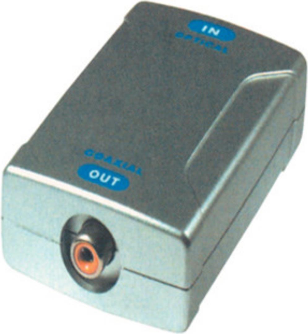 Konverter Toslink-Kupplung/Cinch-Kupplung (OC 69120)