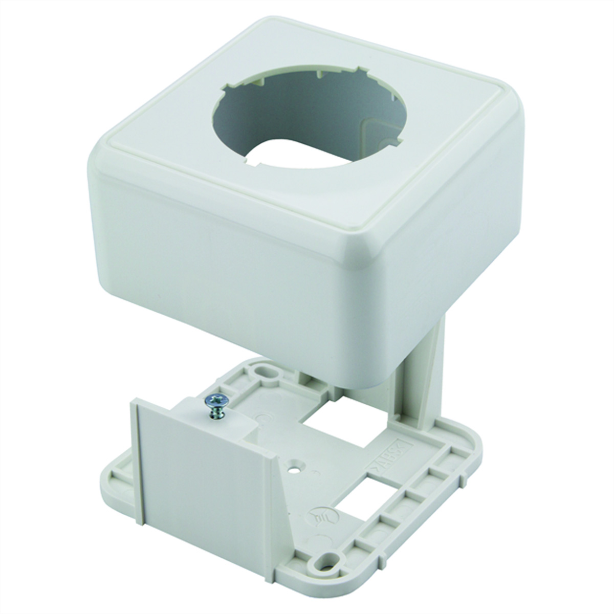 Telegärtner AMJ45 Aufputzrahmenset 80 x 80 mm Alpine White