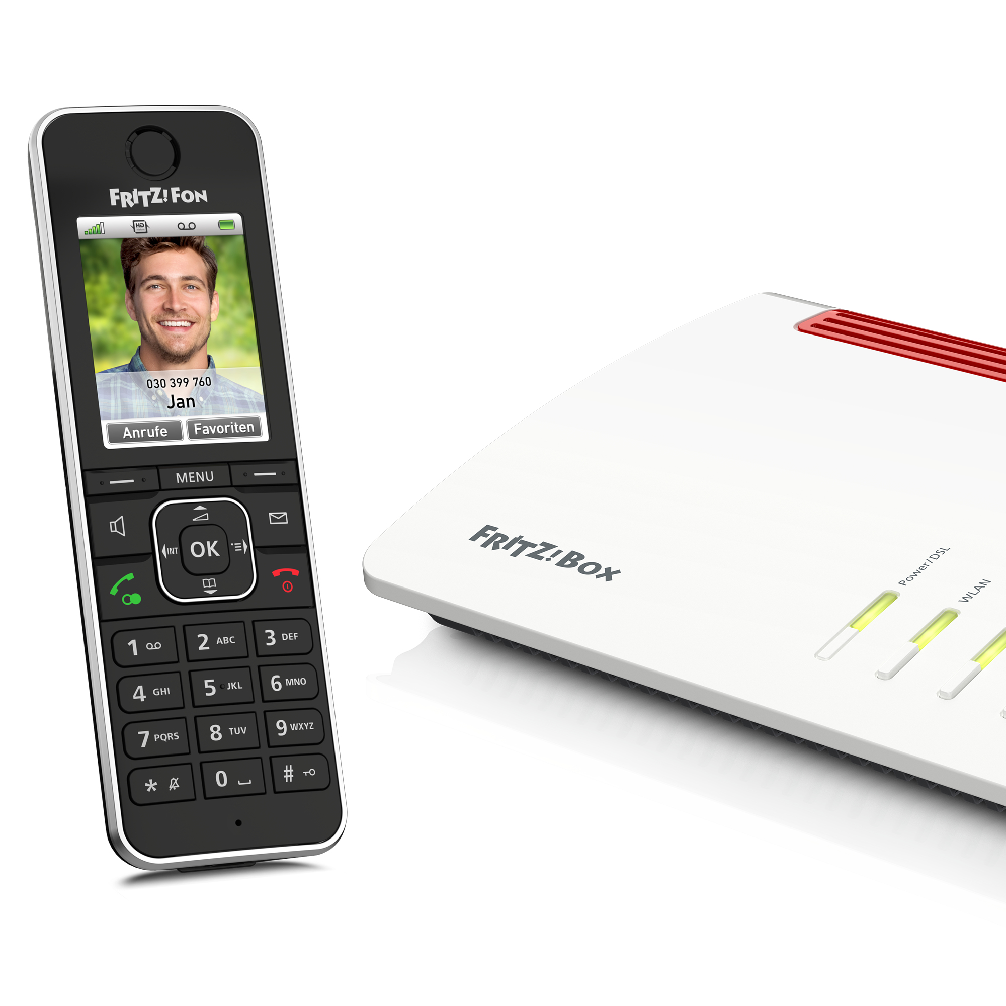 FRITZ! FRITZ!Fon C6 DECT-Telefon Schwarz