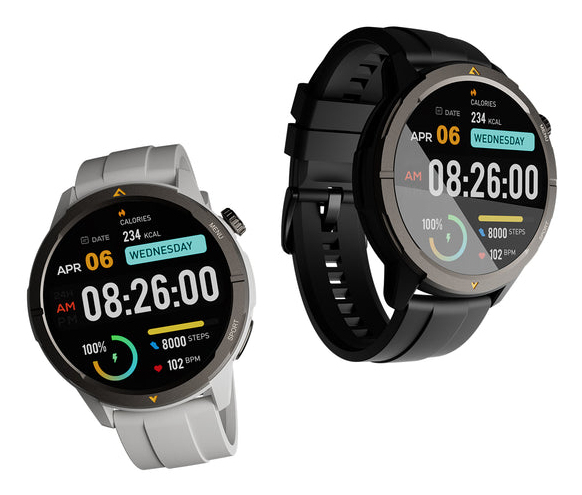 AGM Mobile Legion 1,43" AMOLED Smartwatch Bluetooth GPS Schwarz