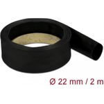 Delock Schrumpfschlauch 2 m x 22 mm schwarz (18986)