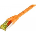 Patchkabel RJ45, CAT6A 500Mhz,10m, orange, S-STP(S/FTP), TPE/LSZH(Ultraflex), AWG26, mitCat.7 Rohkabel, Synergy 21 (S217693)