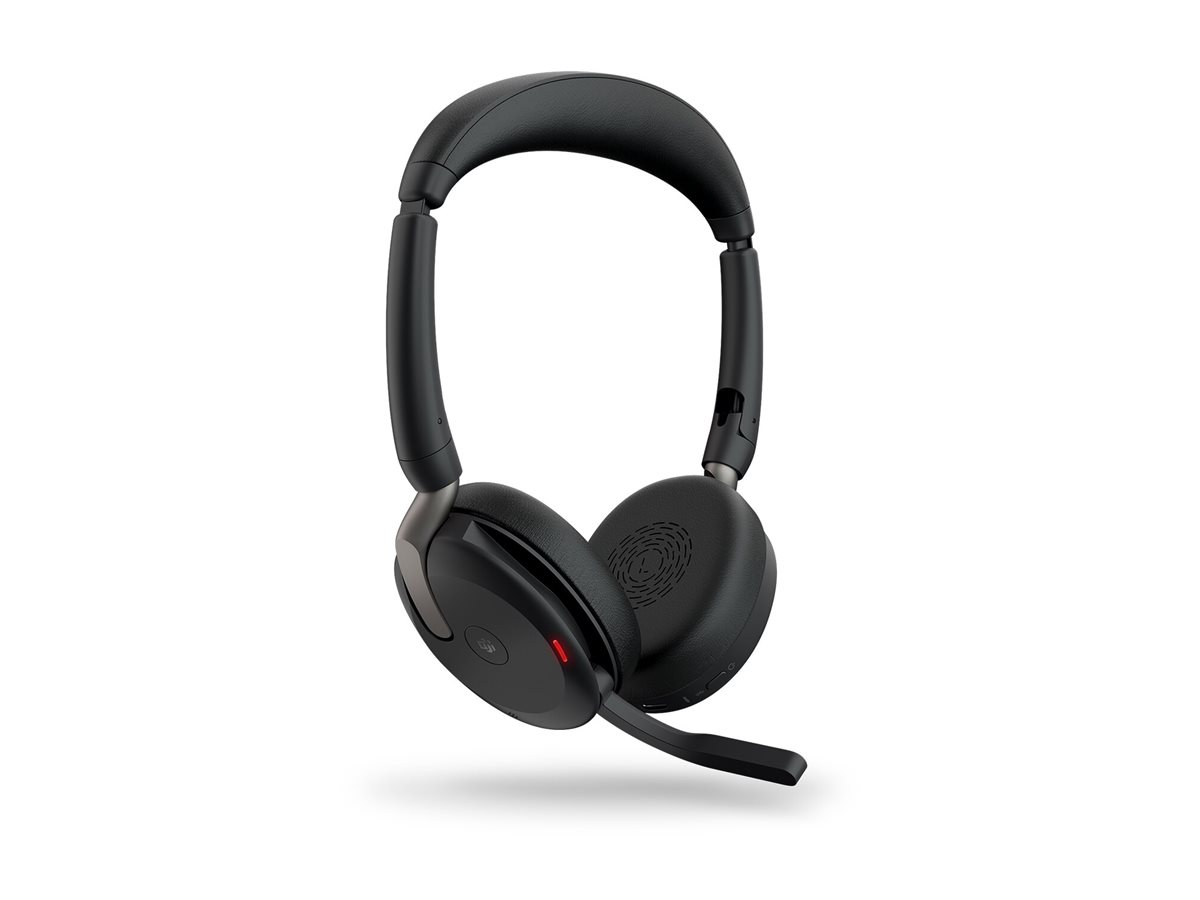 Jabra Evolve2 65 Flex MS Stereo On-Ear Headset Bluetooth ANC Schwarz