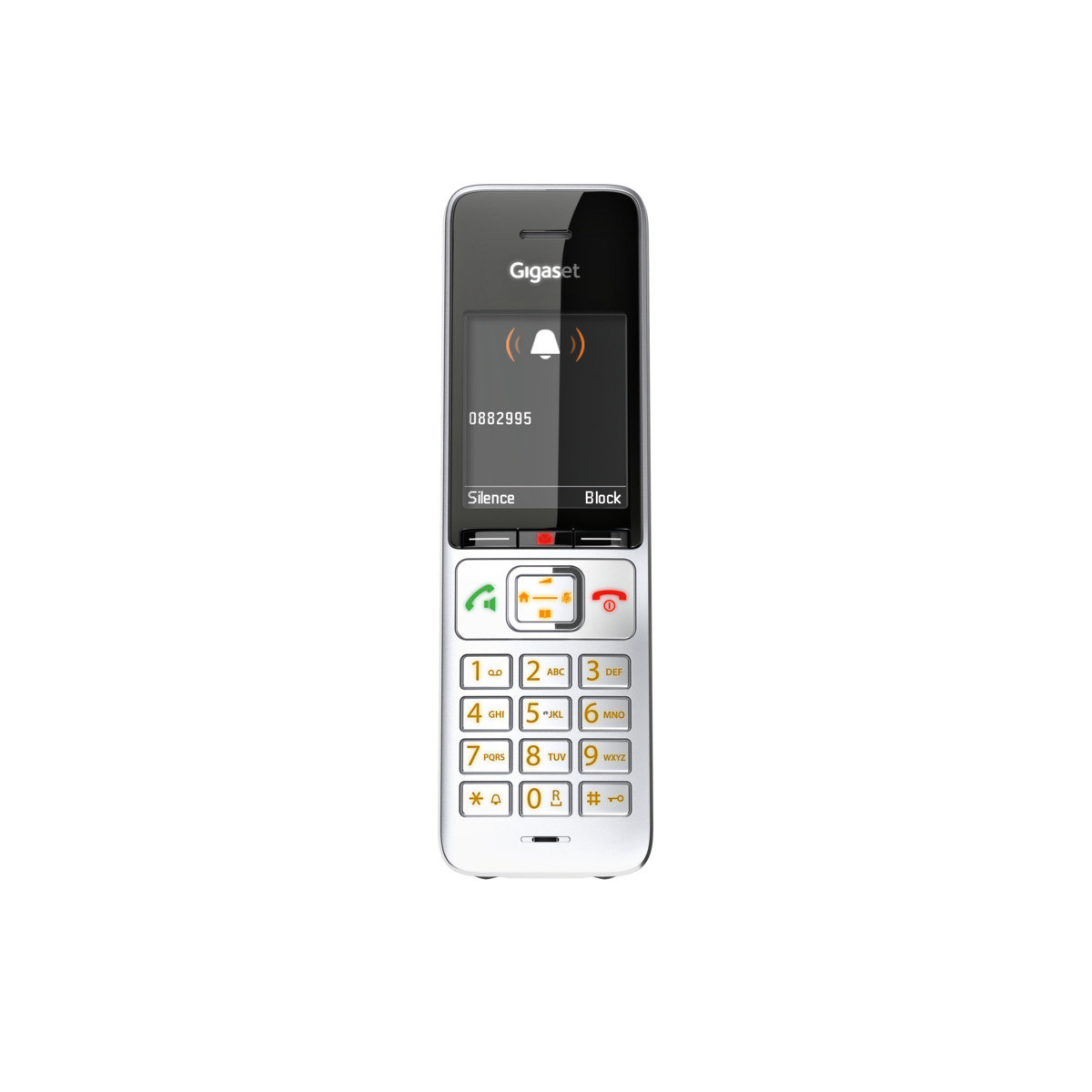 Gigaset COMFORT 500HX duo 2,2" TFT-Farbdisplay Schwarz, Silber