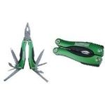 BRÜDER MANNESMANN Multitool, 11 Werkzeuge in 1 Klingen aus rostfreiem Stahl, eloxierte Griffe, mit - 1 Stück (10272)