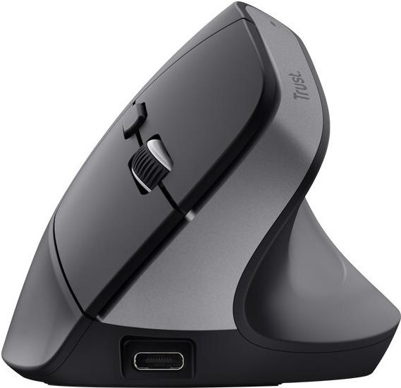 Trust Bayo+ Vertikale Maus 6 Tasten 2.4 GHz Bluetooth Schwarz
