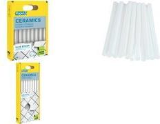Rapid Klebepatrone Keramik, 12 mm Durchmesser, lang Farbe: weiß, perfekt für Keramik, Fliesen, Fayence & - 1 Stück (5001414)