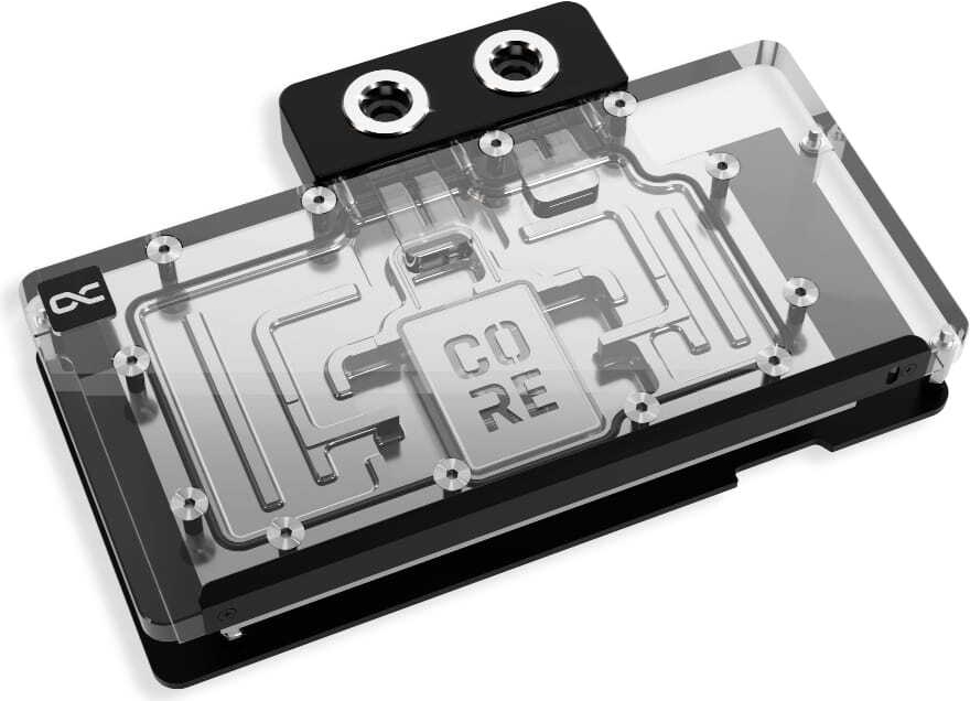 Alphacool Core RX 9070 XT Swift+ Quicksilver transparent/chrom inkl (14799)