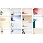 Sigel 50 Weihnachtsbriefumschläge Glamorous Christmas DIN lang ohne (DU430)