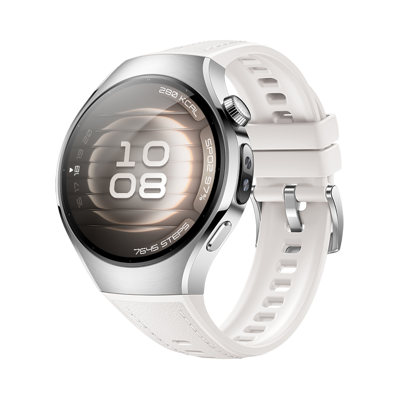 Huawei Watch 5 1.38" AMOLED Smartwatch 42 mm Edelstahl 316L Weiß
