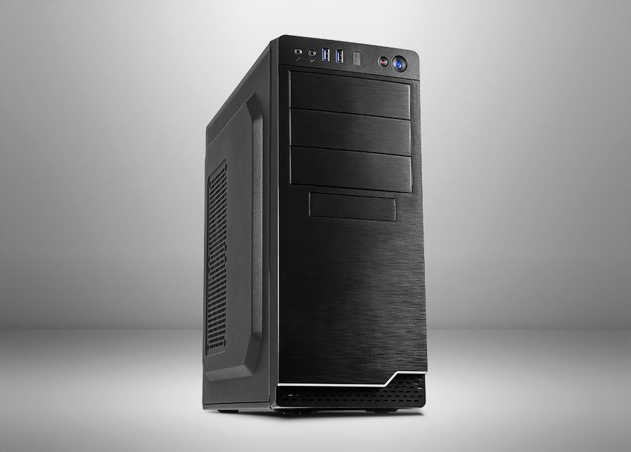 Inter-Tech IT-5916 Tower Systemgehäuse inkl. 500 W ATX-Netzteil Schwarz