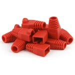 DSIT DANICOM RJ45 Tule Rot - 10 Stück (DC-RJ45-BOOT-RED-10PCE)