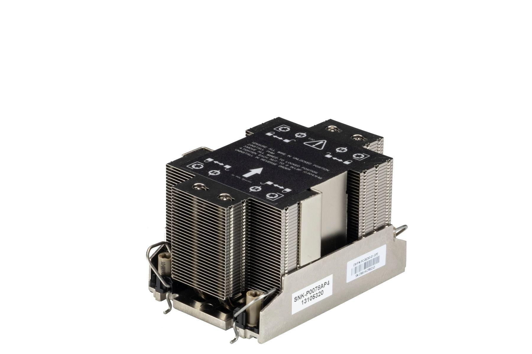 Supermicro SNK-P0078AP4 Prozessorkühler LGA 4189 2U Edelstahl