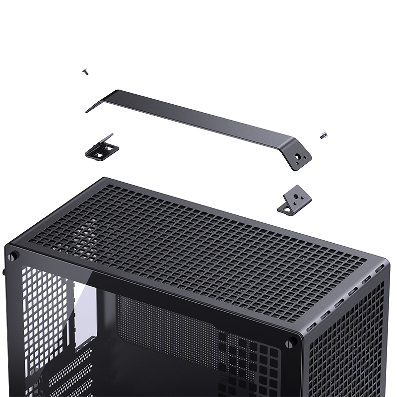Jonsbo Z20 Micro-ATX Systemgehäuse Black