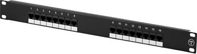 DSIT Cat6 UTP 1U Patchpanel - 16 Ports (SI-19-PAN-102)